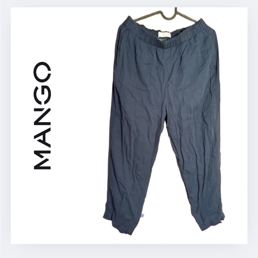 Mango Navy pants casual